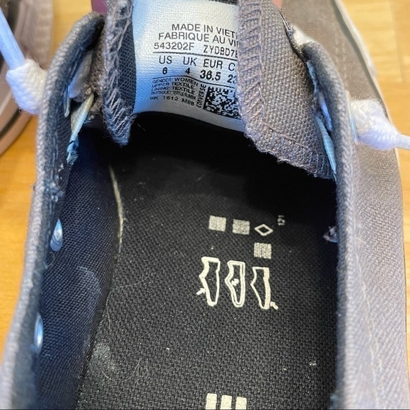 Converse All Star Canvas Low Shoes Size 6 Grey White - Picture 9 of 9